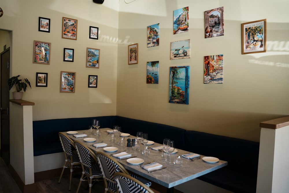 Private dining space at Amuri Italian Cuisine