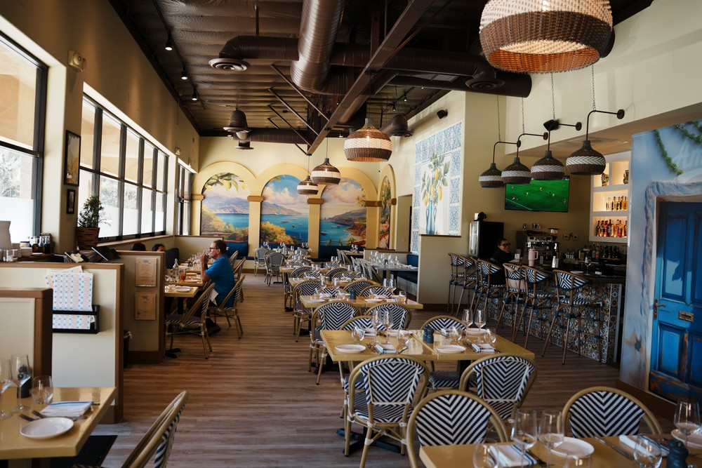 Main dining room at Amuri Italian Cuisine