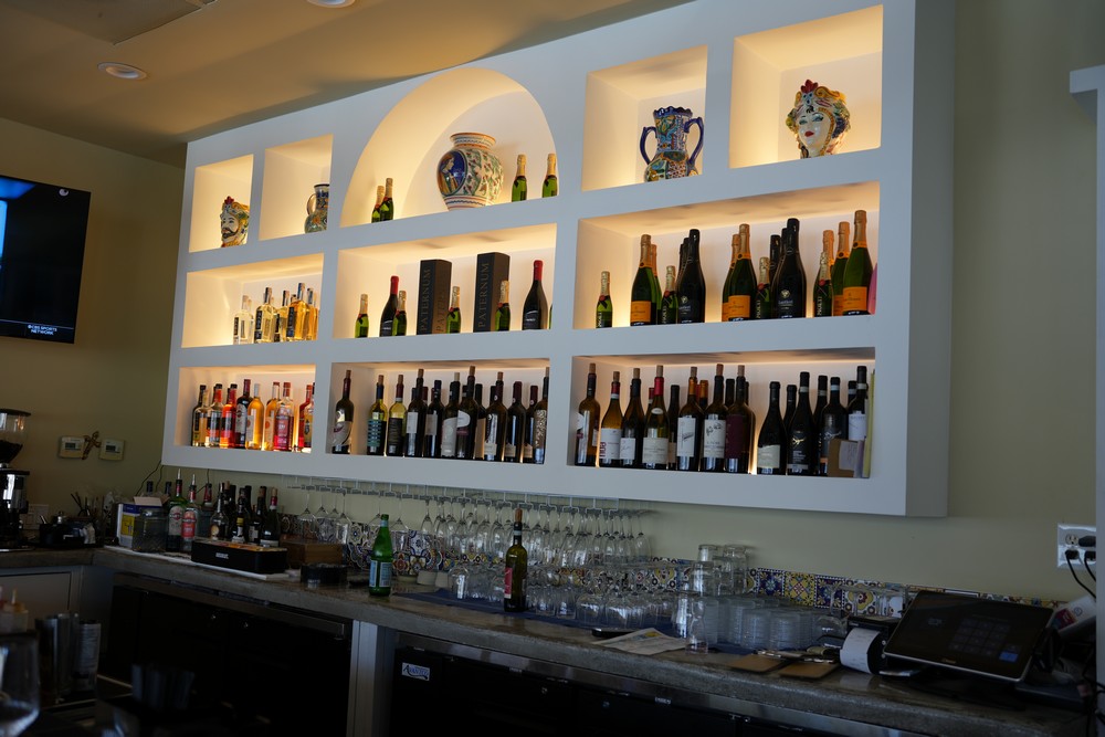 The bar at Amuri Italian Cuisine